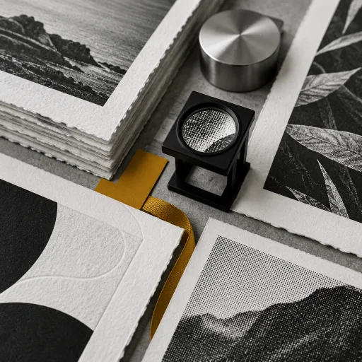 The quiet power of black and white posters in luxury digital art