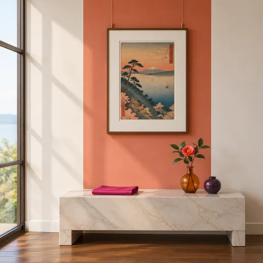 How to elevate a japanese print framed for the luxury collector