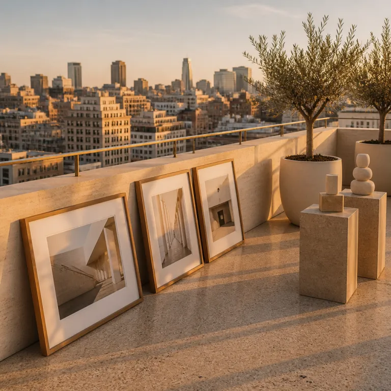 Elevated city photography for the luxury art collector