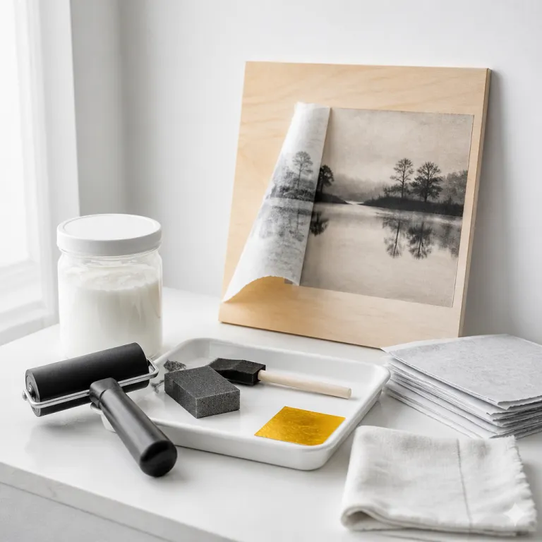 How to elegantly transfer a picture to wood for luxury level art